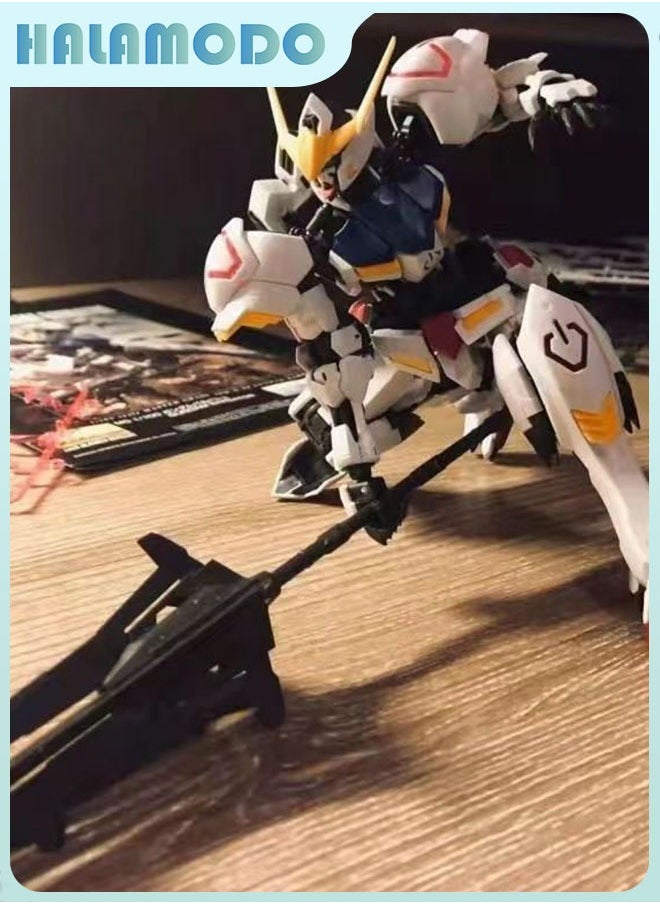 HALAMODO Gundam Huiyan New Factory HG Barbatos Action Figure Assembly Model Equipped with Stand, an Excellent Desktop Decoration, a Cool Assembly Model Toy Created for Boys and Girls  - Image 2