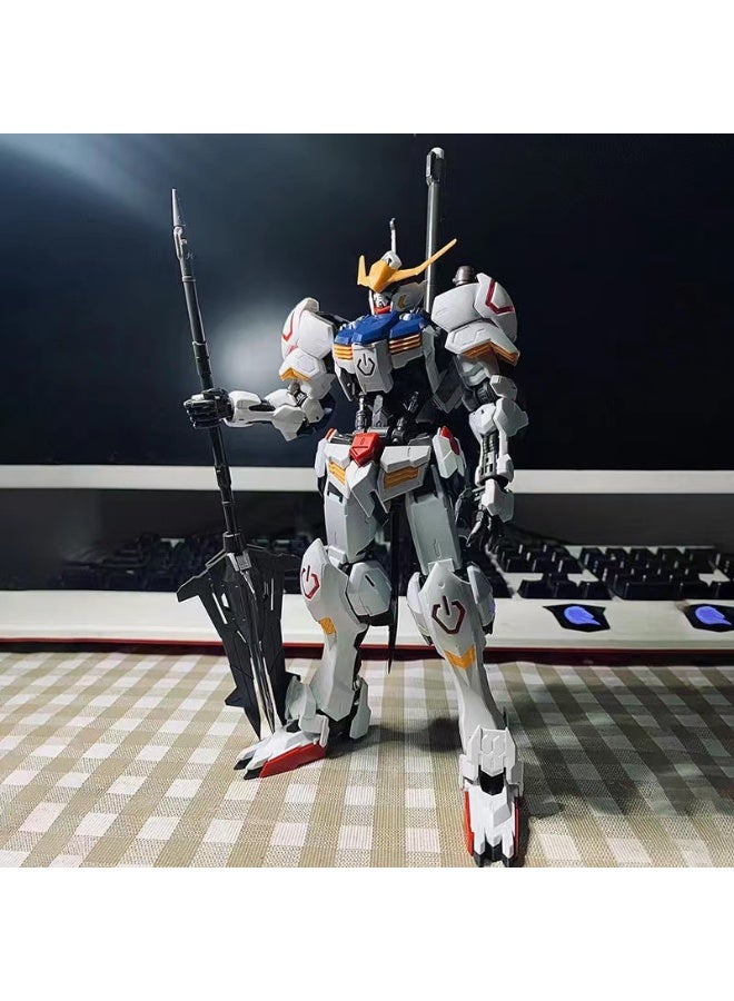HALAMODO Gundam Huiyan New Factory HG Barbatos Action Figure Assembly Model Equipped with Stand, an Excellent Desktop Decoration, a Cool Assembly Model Toy Created for Boys and Girls - Image 2