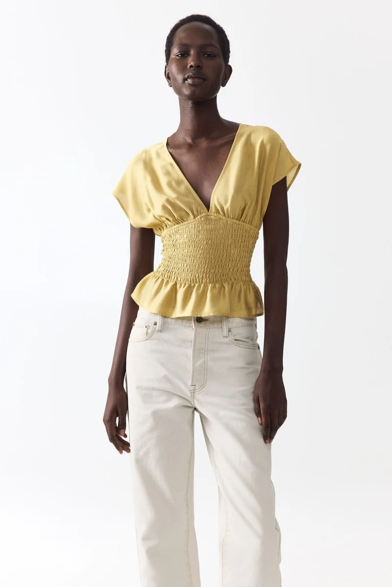 H&M Smocked top
