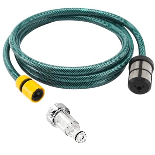 FIELDSTAR High-Pressure Washer Inlet Pipe (10 Feet) with Water Filter & Quick Connector | Compatible with Shakti Technology, Aimex, Starq, Agaro, JPT & More - Image 1