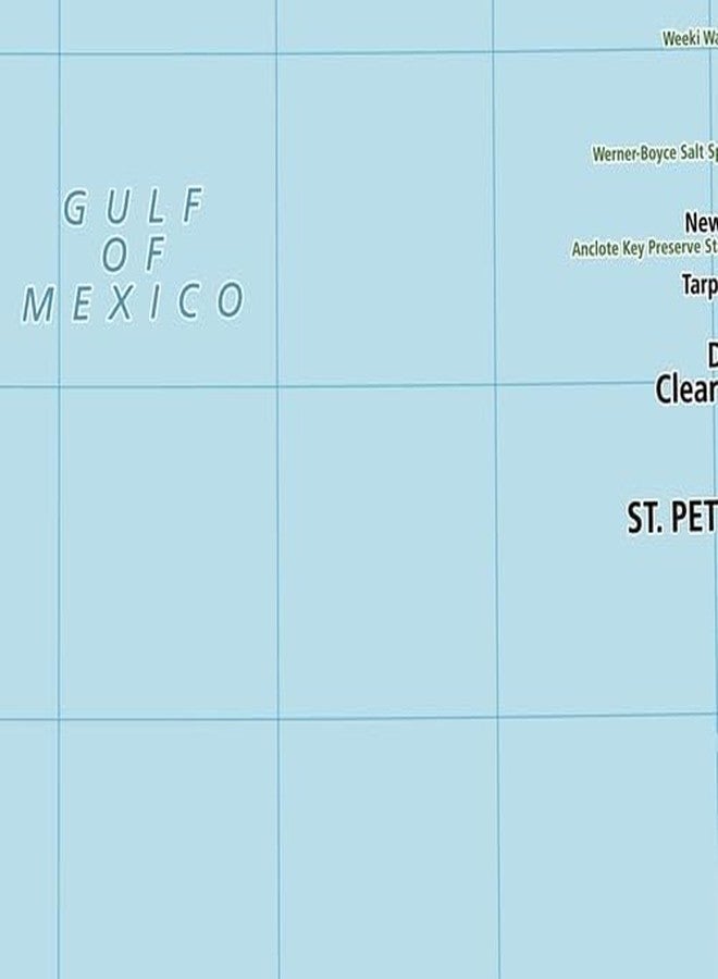 MapSherpa خريطة جدارية لولاية فلوريدا من ماب شيربا - ملصق بحجم 24.5 × 29 بوصة - تغليف أمامي - Image 2