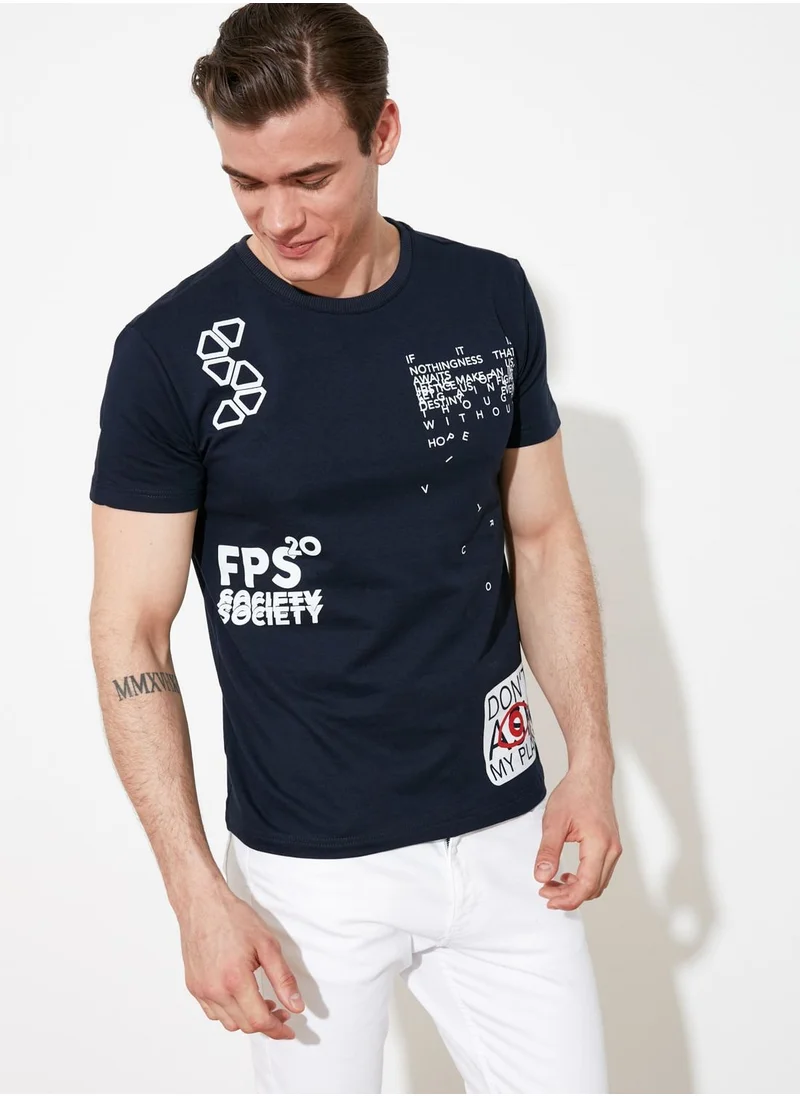 trendyol Regular Fit Printed Sweatshirt