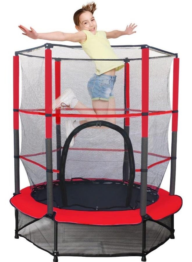 TRAMPOLINEPRO Trampoline 4 Feet - Red - Image 1