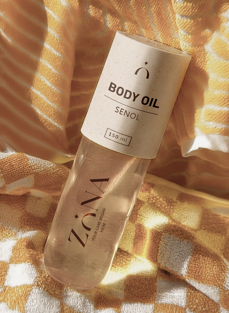 ZONA Luxury Body Oil Scented with Johan Sensual Deep Hydration and a Luxurious Touch senol 150 ml - Image 2