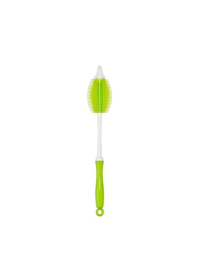 Innobaby 2-in-1 Silicone Bottle Brush, Green - Image 2