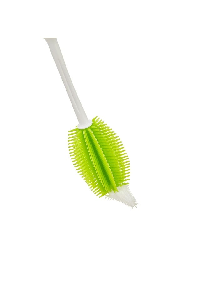 Innobaby 2-in-1 Silicone Bottle Brush, Green - Image 3