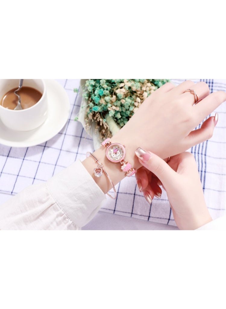 Mark Fairwhale Fashionable And Cute Children's Bracelet Steel Strap Watch  - Image 2