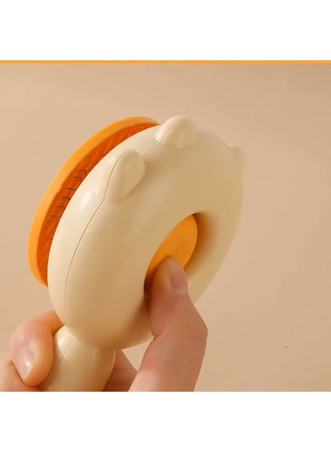 Pet grooming brush for cats and dogs to remove loose hair and clean fur, a professional detangling tool for short and long hair, ideal for reducing shedding and smoothing the coat. - Image 2