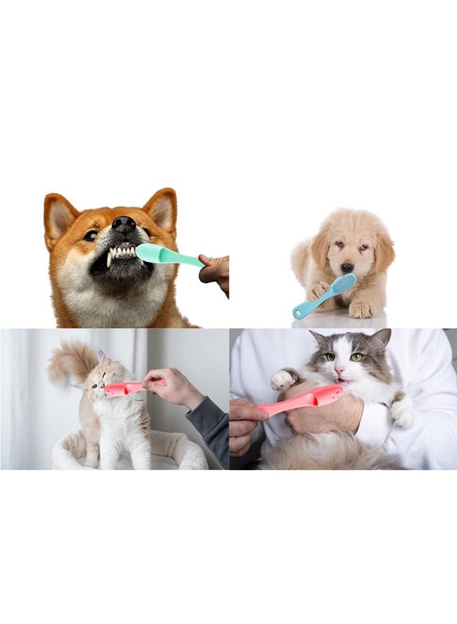 12-Pack Silicone Dog Finger Toothbrush Set, Soft & Gentle Dental Brushes with Curved Long Handle for Dog & Cat Dental Care, Ideal for Pet Oral Hygiene - Image 4