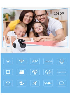 Mi VAZA 1080P HD Wi-Fi Wireless Motion Detection and Night Vision Smart Baby Monitor IP CCTV Camera with 32GB Memory Card  - Image 2