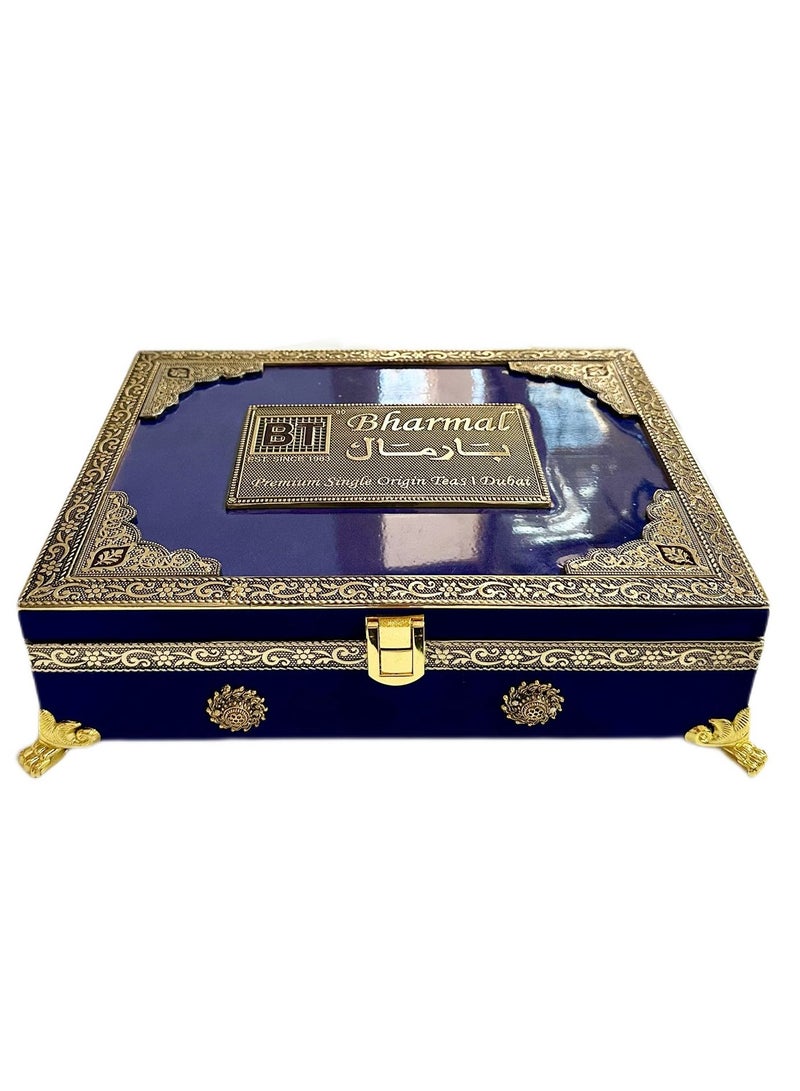 BHARMAL Royal teabox gift set (60 teabags) - Blue