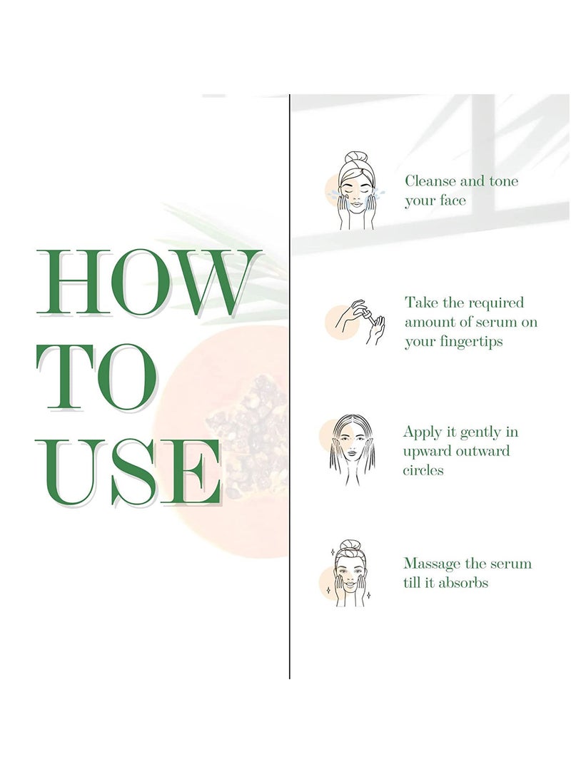 Good Vibes - Good Vibes Tea Tree & Papaya Oil Control Face Serum, 30 ml Light Weight Absorbs Quickly Clarifying Formula For Oily Skin Type, Helps Reduce Acne & Blemishes Naturally, No Parabens, No Animal Testing - Image 1