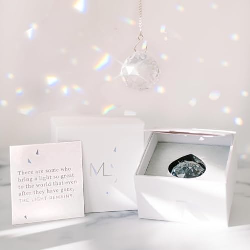 Memorialight Modern Grief Gift, 40mm Crystal Ornament Rainbow Maker, Unique Memorial Gifts for Loss of Family, Loved Ones, Miscarriage, Best for Funerals, Sympathy, Bereavement, Daily Remembrance - Image 1