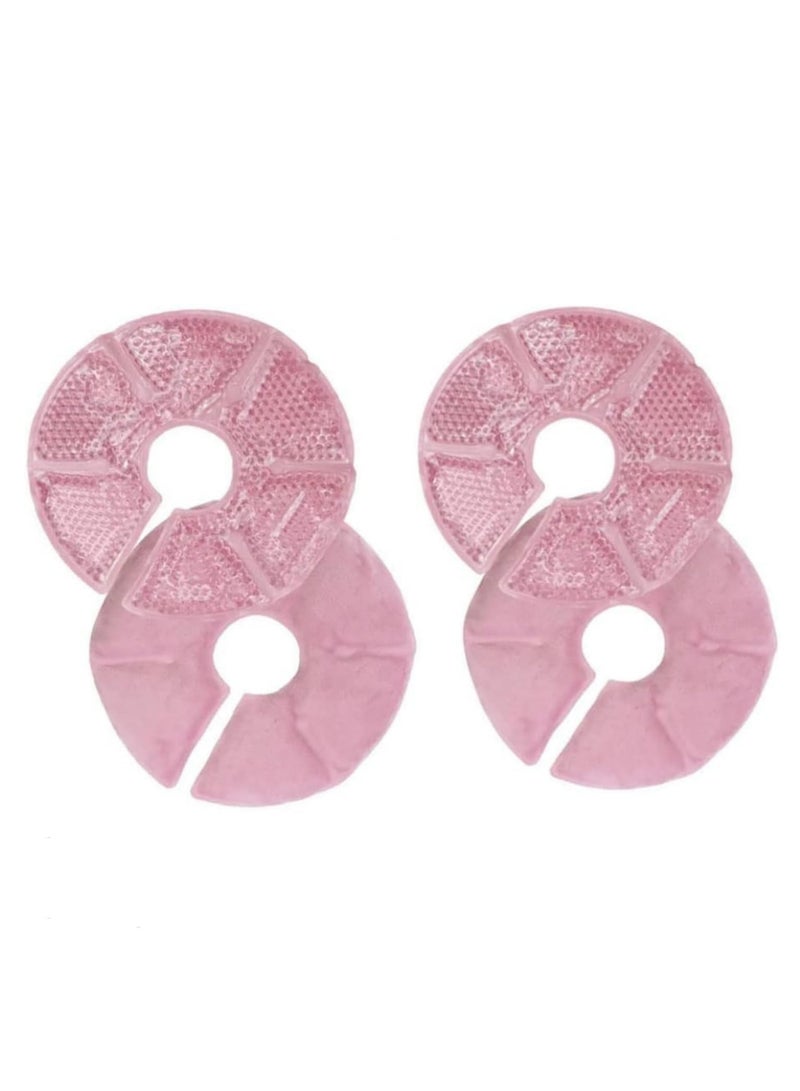 1 زوج من وسادات الثدي العلاجية للأمهات المرضعات - علاج ساخن/بارد للتخفيف من الاحتقان والتهاب الضرع وتحفيز إنتاج الحليب - Image 1