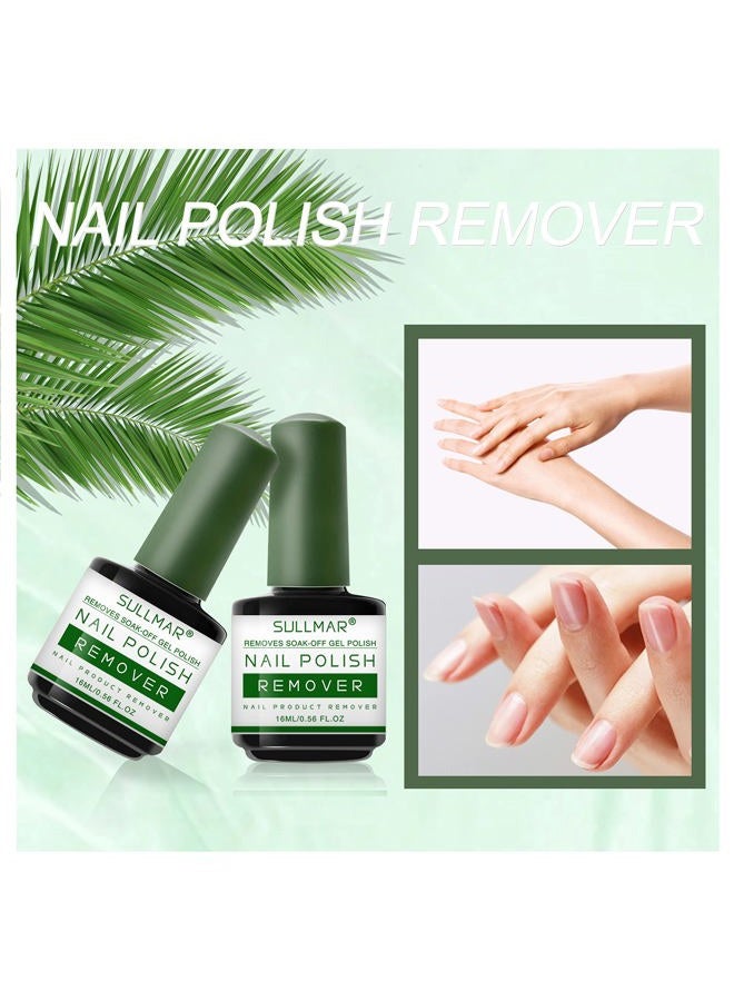 SULLMAR 2pcs Nail Polish Remover Gel Manicure Nail Gel Polish Remover Nail Art Quickly Remove Nail Polish for Nails Remover - Image 5