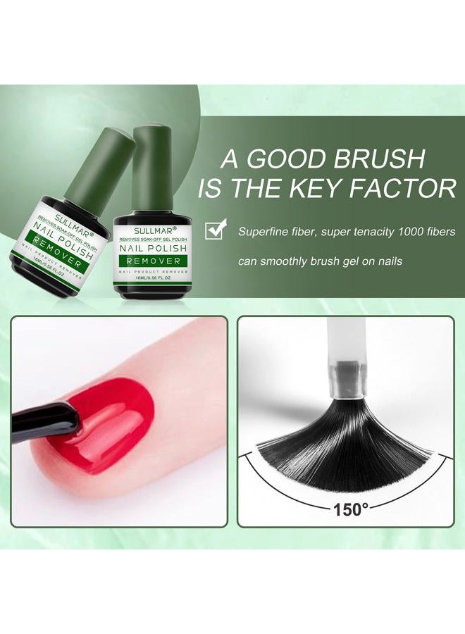 SULLMAR 2pcs Nail Polish Remover Gel Manicure Nail Gel Polish Remover Nail Art Quickly Remove Nail Polish for Nails Remover - Image 4