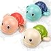 TOHIBEE Bath Toys 3 Pack Cute Swimming Turtle Bath Toy for Toddlers 13 New Born Baby Bathtub Water Toys Preschool Toddler Pool Toys - Image 3