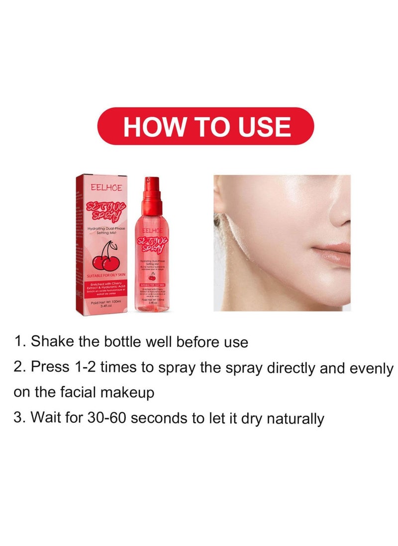 Makeup Finishing Mist - 100ml Matte Primer Setting Fix for Women | Hydrating, Quick Drying, Matte Finish, Multi-occasion Suitable, Suitable for Different Skin