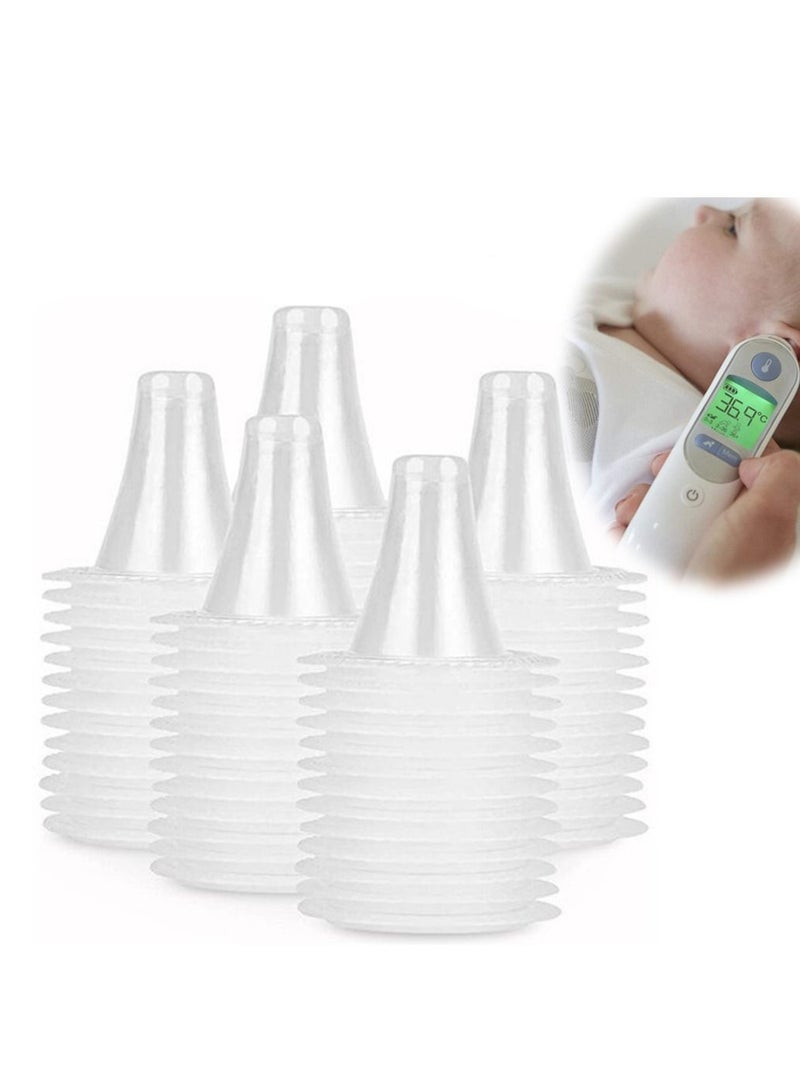 Y&D Ear Thermometer Probe Cover Refill Cap Replacement Len Filter Protector Disposable BPA/ Latex Free Clear for All Braun ThermoScan Model 100PCS - Image 1
