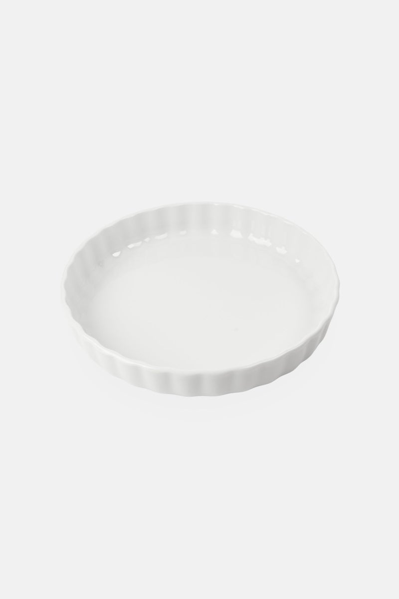 Masterchef Round Flan Dish 28cm, White - Image 1
