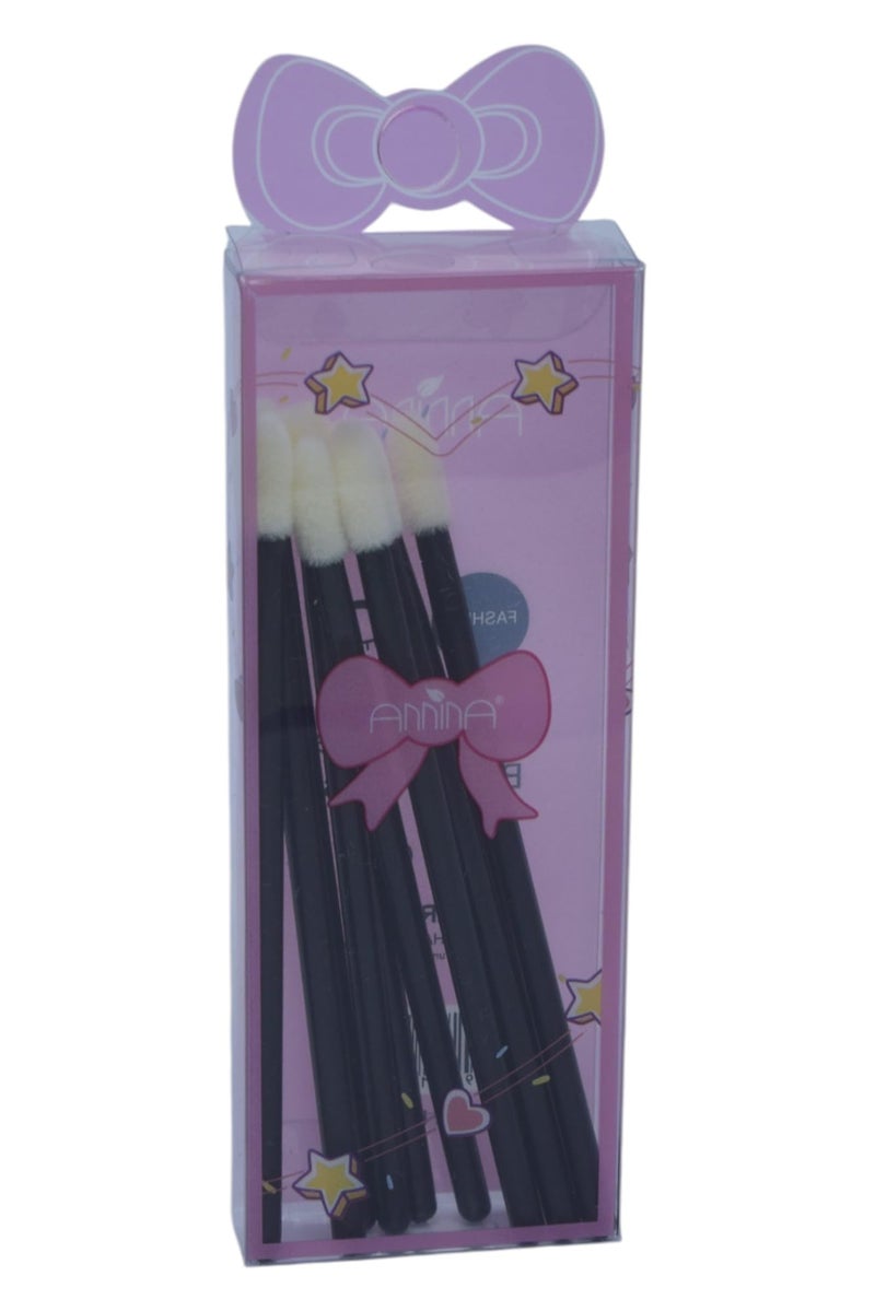 Disposable Lip Brushes Set, 10 Pieces - Black - Image 1
