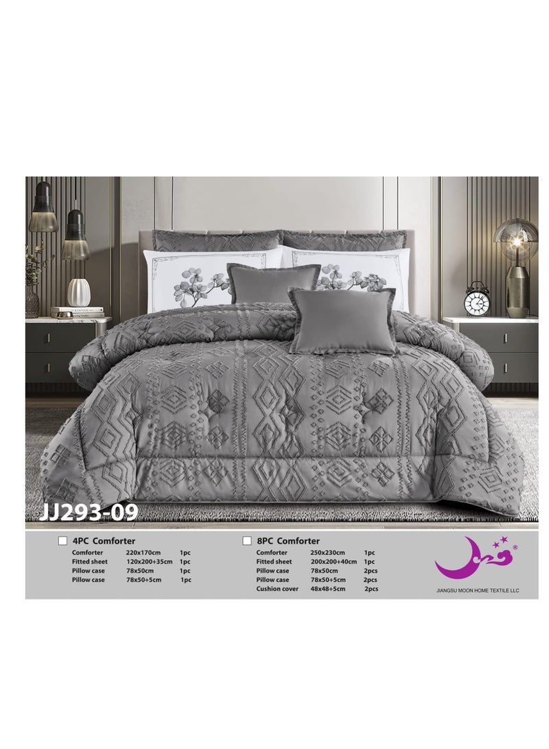 Moon Double quilt set, summer mattress, 6 pieces, medium fixed filling, size 230 x 250  - Image 1