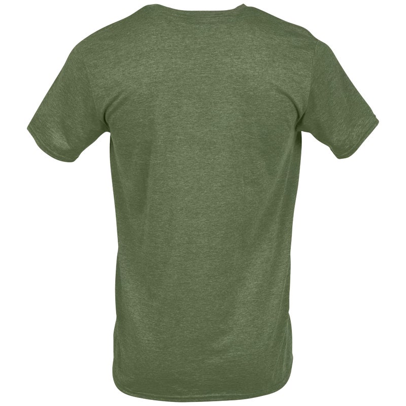 Gildan Adult Softstyle Cotton T-Shirt, Style G64000, Multipack, Heather Military (2-Pack), Large - Image 5
