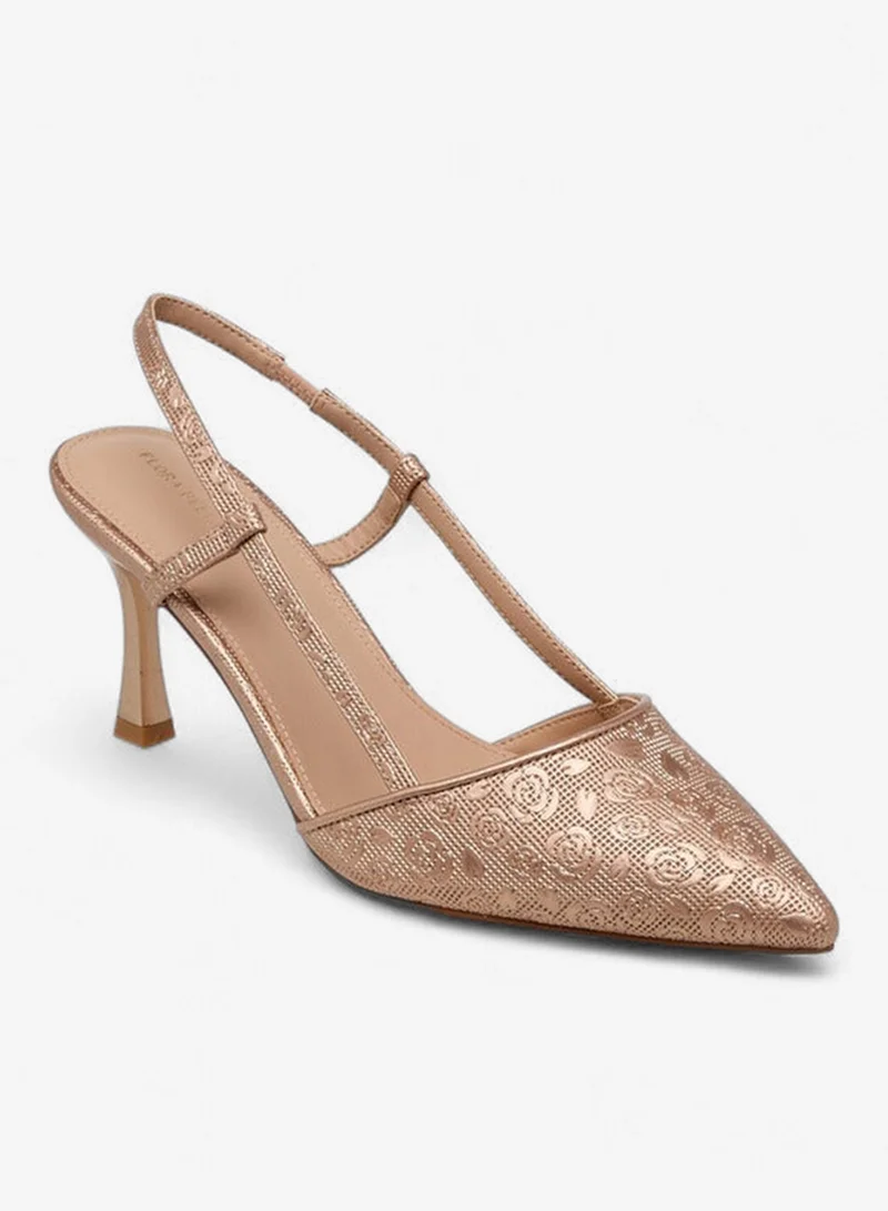 Flora Bella By Shoexpress Flora Bella Women Flared Heel Slingback Shoes
