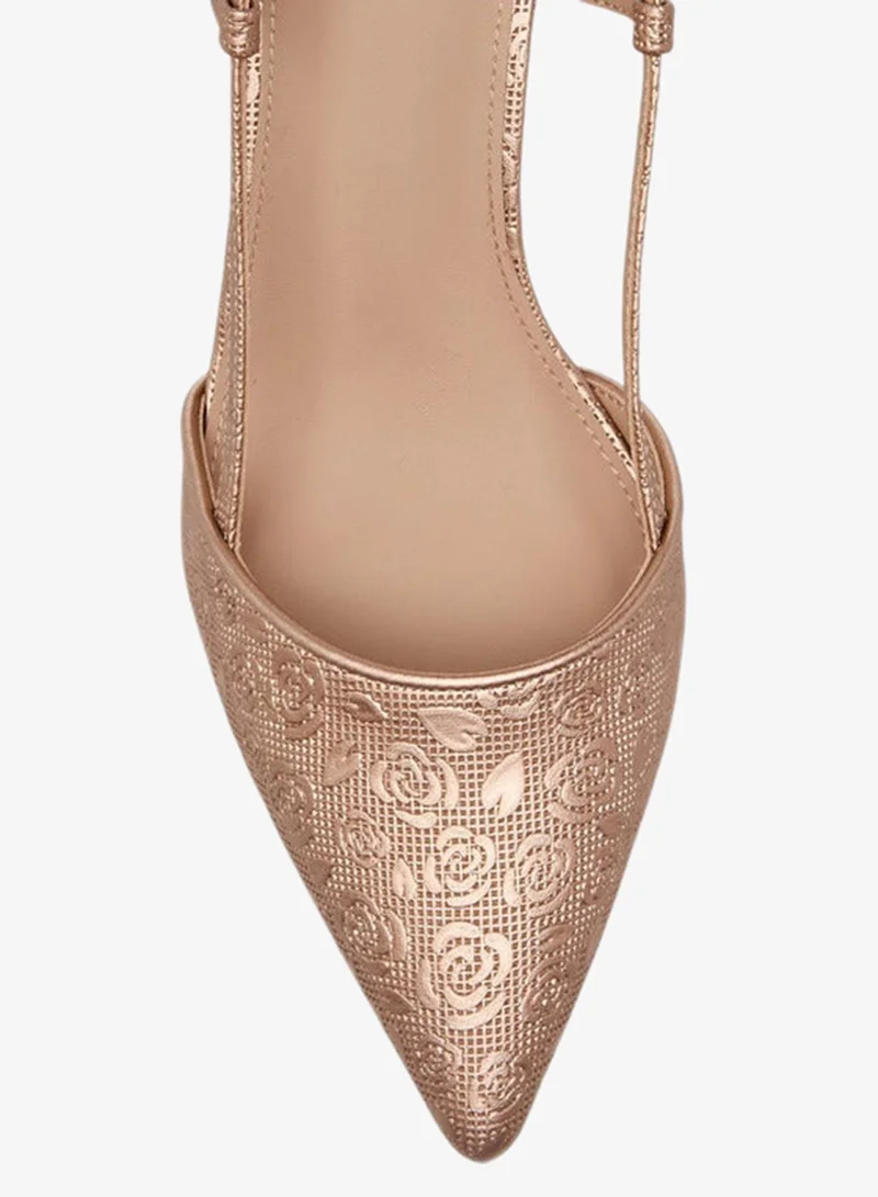 Flora Bella By Shoexpress Flora Bella Women Flared Heel Slingback Shoes