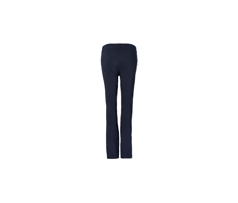 Tchibo Women Regular Fit Plain Skinny Pants, Dark Blue  - Image 3