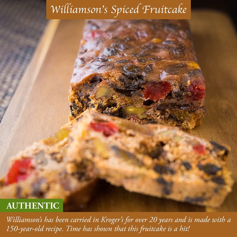 Williamson's Spiced Fruitcake, Fruit Cake, Freshly Made, Gourmet Snack, Food Gift with Fine Fruits and Nuts (12 Ounces) (1 Count) - Image 3