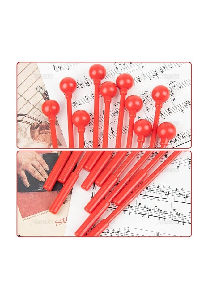 Megarya Plastic Head Beaters – Lightweight Mallets for Glockenspiel, Xylophone & Metallophone – Pair of Durable Percussion Sticks for Music Practice & Class Use  - Image 4