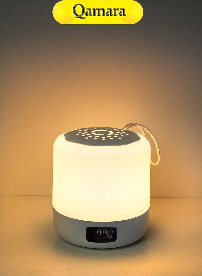 QAMARA LED Smart Touch Bedside Lamp with Remote, 9000mAh Battery, Type-C Rechargeable Night Light, 3 Light Modes for Bedroom, Living Room, Kids Room - Image 1