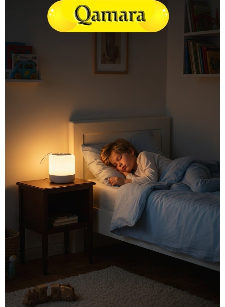 QAMARA LED Smart Touch Bedside Lamp with Remote, 9000mAh Battery, Type-C Rechargeable Night Light, 3 Light Modes for Bedroom, Living Room, Kids Room - Image 5