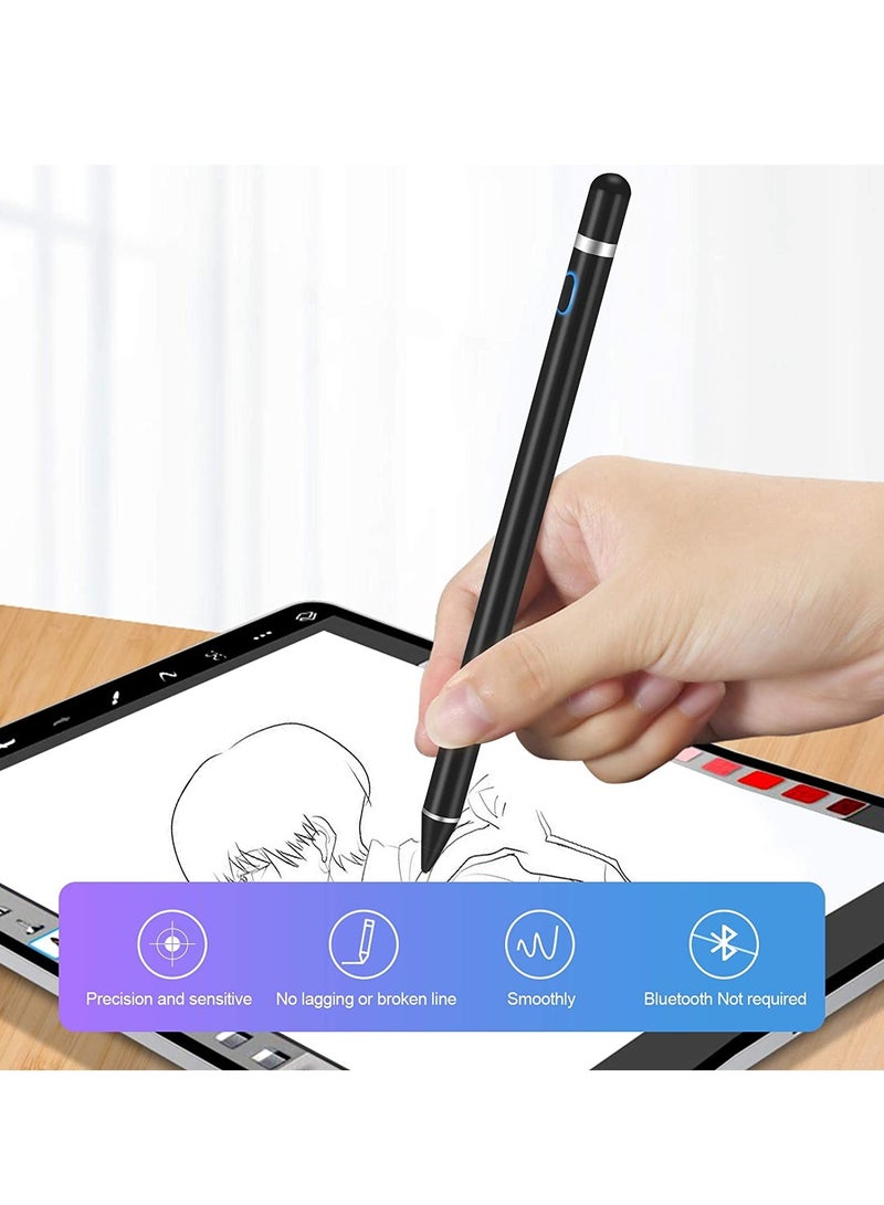 ELTRAZONE Active Stylus Pens for Touch Screens, Rechargeable Digital Stylish Pen Pencil Universal for iPhone/iPad Pro/Mini/Air/Android and Most Capacitive Touch Screens - Image 5