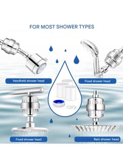 Generic 25 Stage Shower Water Filter for Hard Water with 2 Extra Cartridges  - Image 3