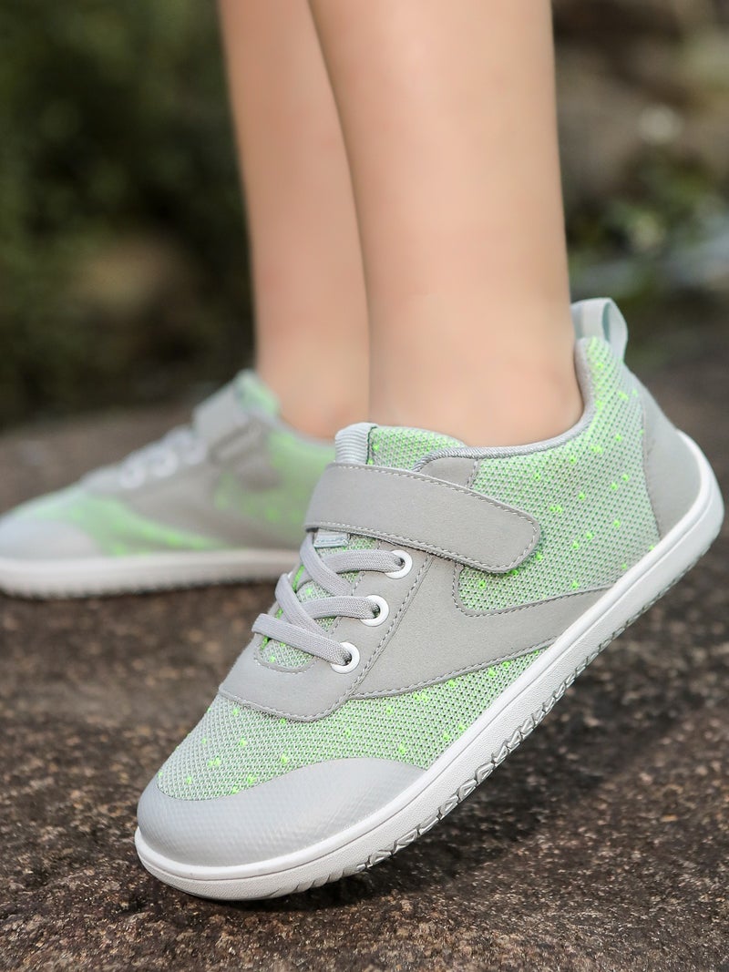 Outdoor Children'S Wide Last Shoes Wide Toe Shoes Daily Casual Sneaker Rope Skipping Shoes Hiking Shoes Walking Shoes Running Shoes - Image 5
