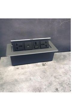 Next Life Table Popup Socket, Power Outlet LED Receptacle IP40 Protection Grade 250V 16A Dual USB/Type C/Hdmi/Data Table Socket Connection Box for Office and Home  - Image 3
