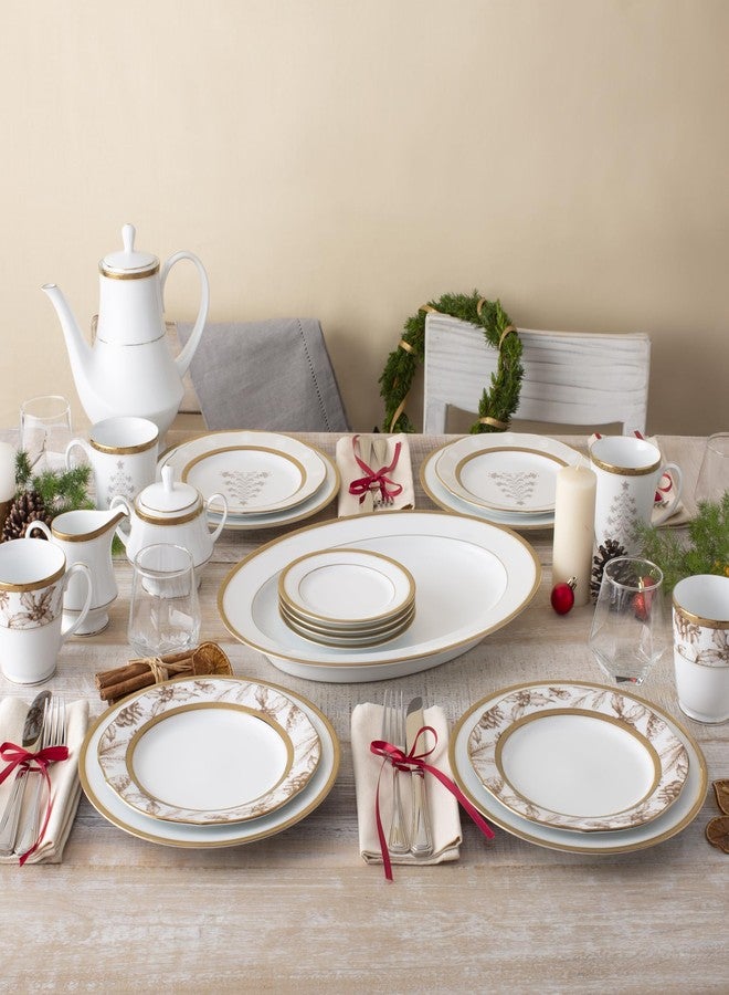 Noritake Charlotta Gold Oval Platter, 14" - Image 2