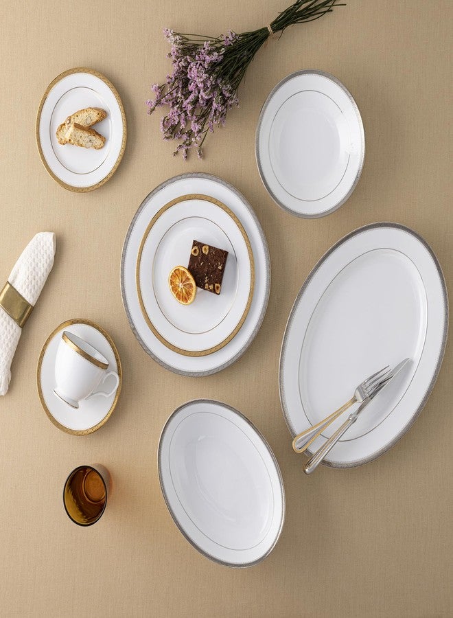 Noritake Charlotta Gold Oval Platter, 14" - Image 5