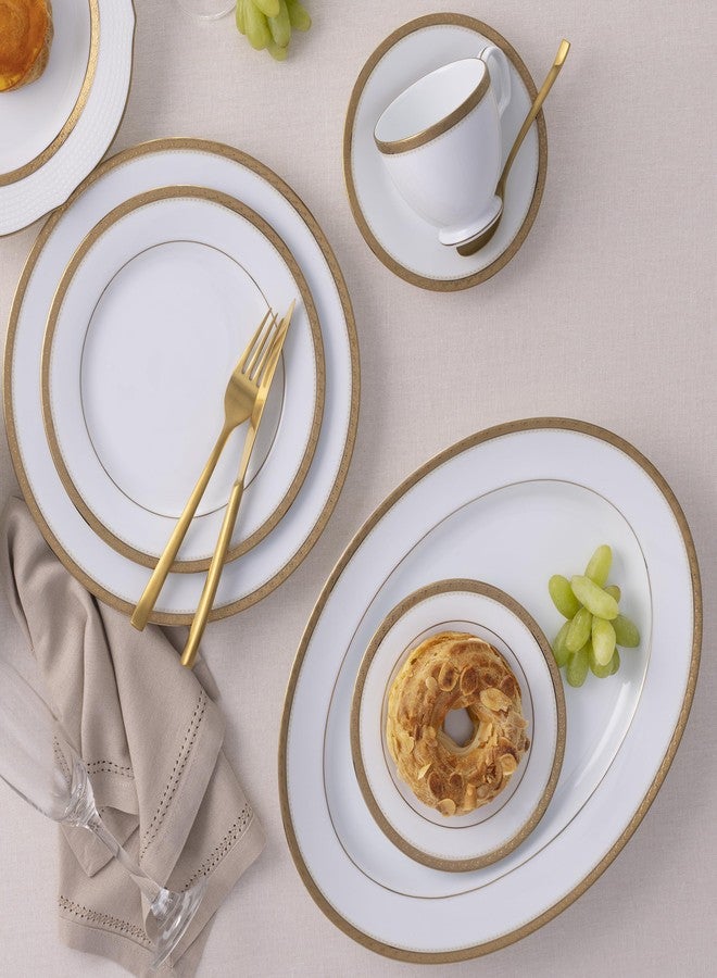 Noritake Charlotta Gold Oval Platter, 14" - Image 4