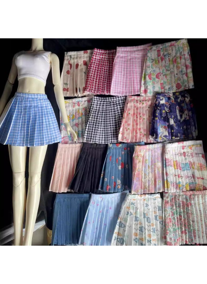 Generic - 1\3bjd Handmade Doll Ye Loli 60CM Doll Fashion Casual Clothes Vest Pleated Skirt-Color:1 Little Love-shaped Skirt-Height:3 Minutes Bjd Size (same As 3 Minutes) - Image 1