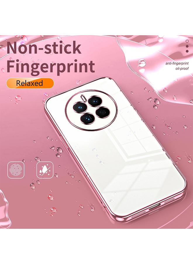 S-TOP Case For Huawei Mate 50 Transparent Plating Fine Hole Phone Case - Image 4