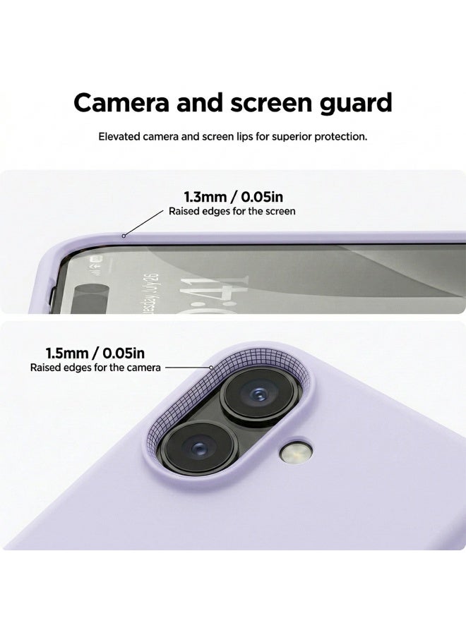 سيليكون غطاء حماية مغناطيسي فاخر متوافق مع سلسلة iPhone 17 باللون الأرجواني - مقاوم للصدمات، نحيف، ناعم الملمس مع دعم الشحن اللاسلكي المغناطيسي - Image 3