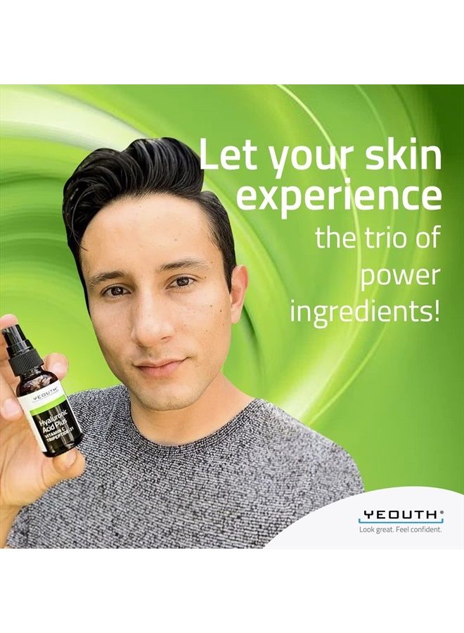 Yeouth Hyaluronic Acid Serum for Face with Vitamin C, Hydrating Serum, Anti Aging Serum for Wrinkles, Dark Spot & Dull Skin, Face Serum for Women & Men, Facial Serums for Skin Care by YEOUTH - Image 5