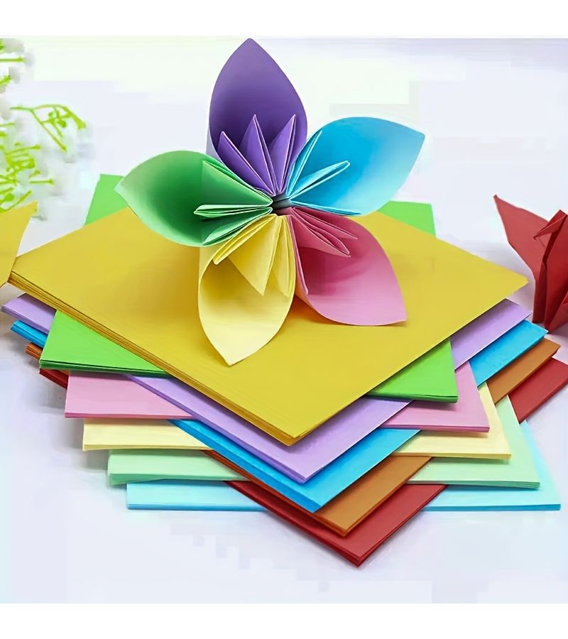 150PCS A4 Light Colored Printing Paper 70 GSM Smooth Office Copy Paper For DIY Origami Painting Writing Art Projects - Image 5