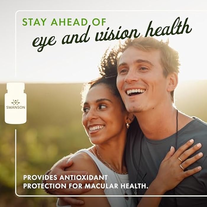 Swanson Astaxanthin & Zeaxanthin Eye Vision Brain Skin Health Antioxidant Support Supplement (Astaxanthin 4 mg & OmniXan Zeaxanthin 4 mg) 60 Softgels Sgels - Image 2