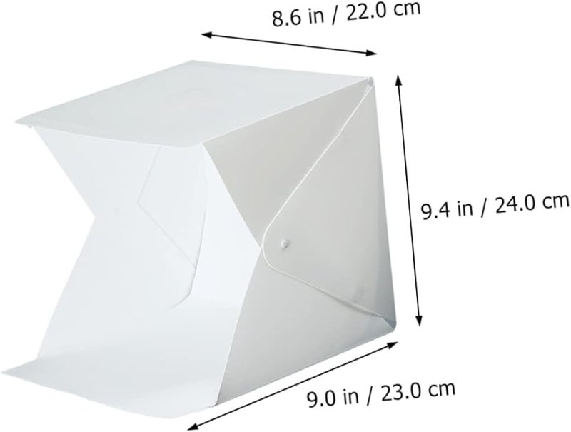 COHEALI Portable Photography Light Box Softbox Tent With Color Backdrops For Jewelry - Image 4