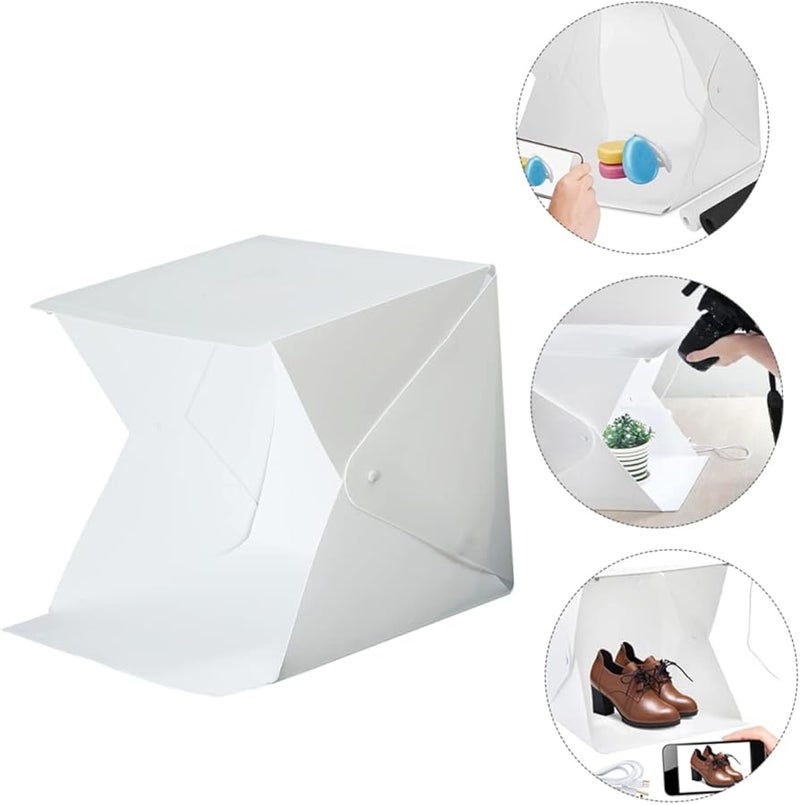 COHEALI Portable Photography Light Box Softbox Tent With Color Backdrops For Jewelry - Image 3