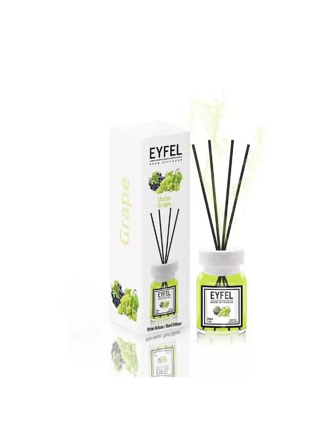 Eyfel Reed Diffuser Grape Perfume Aroma Home Fragrance- 120ml - Image 1